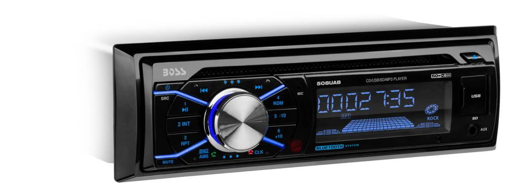 Boss 508UAB 1 Din In Dash CD Car Player USB MP3 Stereo Audio Receiver Bluetooth