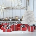 thumbnail image 3 of White Holiday Season Artificial PVC Christmas Tree Indoor Outdoor Holiday Decor, 3 of 5