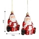 thumbnail image 2 of Adornos navideños, juego de 2 gorros navideños y bastones de carameloDecoraciones navideñasColgantes pequeños, 2 of 5