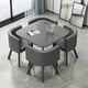 thumbnail image 4 of Round Legs Metal Dining Table Set 4 Chairs Outdoor Luxury Nailnordic Camping Table Coffee Makeup Mesa Comedor Kitchen Furniture My Lux Decor Round, 4 of 46