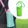 thumbnail image 4 of Soporte para botella de agua Colamx bandolera de malla para gimnasio senderismo y caminar Verde, 4 of 6