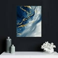thumbnail image 5 of Nawypu Blue and Gold Abstract Wall Art Blue Abstract Canvas Art Blue Fantasy Wall Art Gold Foil Abstract Painting Blue and White Abstract Poster Blue and Gold Marble Wall Decor for Bedroom, 5 of 5