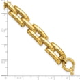 thumbnail image 4 of Auriga Fine Jewelry 14K Yellow Gold Polished Fancy Link Bracelet 7.5inch for Women, 4 of 7