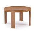 thumbnail image 3 of Plank+Beam Round Dining Table, 47" Solid Wood Modern Kitchen Table, Round Table for 4, Pecan, 3 of 8
