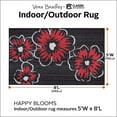 thumbnail image 4 of Classic Accessories Vera Bradley by  Indoor/Outdoor Rug Ikat Island 8'W x 10'L Ikat, 4 of 5