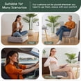 thumbnail image 5 of Tufted Corduroy Recliner Seat Cushion for Elderly, 20x20x6 Inch Extra Large Square Seat Cushion for Recliner Chair, Floor Pillow, Office Chair, Car, No Pressure on Thighs, Grey, 5 of 16