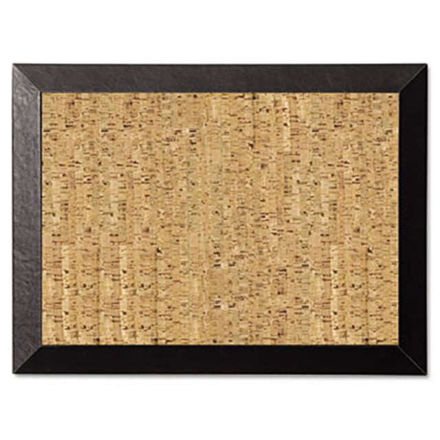 Mastervision Tableau d'Affichage en Liège Naturel, 24x18, Liège-Noir