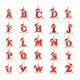 thumbnail image 3 of Colgante de árbol de Navidad para niños, 26 letras, decoraciones de Feliz Navidad para el hogar, adorno acrílico DIY, regalos de Navidad para niños, Año Nuevo 2024, 3 of 4