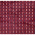 thumbnail image 4 of oneOone Organic Cotton Poplin Twill Fabric Line Block Print Fabric By Yard 42 Inch Wide, 4 of 4