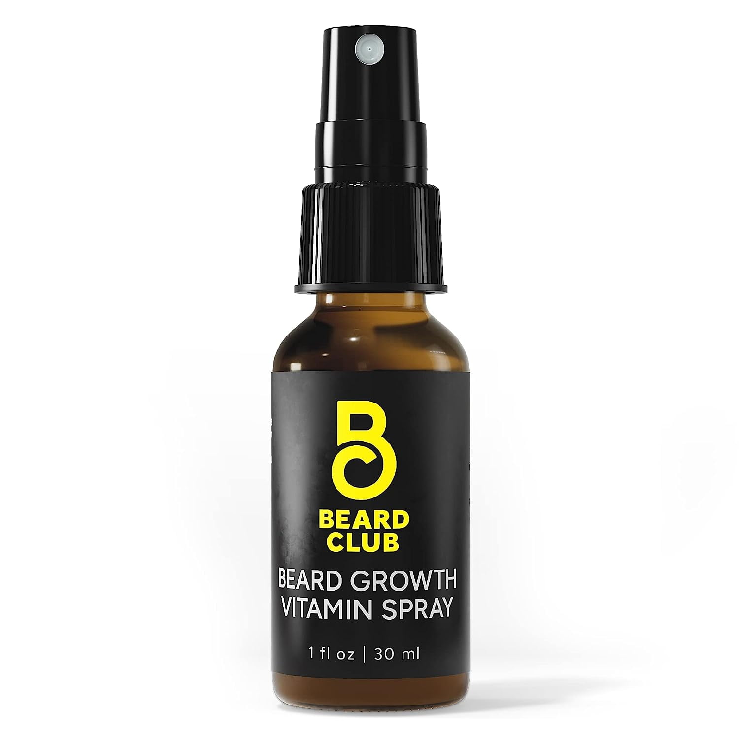 Beard Club Beard Growth Vitamin Spray Natural Formula for Fuller