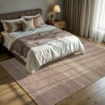thumbnail image 3 of GLN Rugs Pompeii - Contemporary, Machine Washable Area Rug 8'x10' Moroccon Brown Home Carpet, 3 of 9