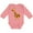 Mauve, variant on Inktastic Giraffe Jungle Zoo Animal Boys or Girls Long Sleeve Baby Bodysuit
