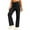 Black, variant on AherBiu Plus Size Dresses for Women 2024 Wedding Guest Flowy Elegant Belted Long Dress V Neck Casual Maxi Dress