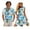 Beach Coconut Tree, variant on Jeiento His and Hers Matching Outfits Polynesian Dress Woman Summer Dress Blue Floral Mens Hawaiian Shirt Matching Tropical Outfits for Couples Tank Dresses Sleeveless Tiered