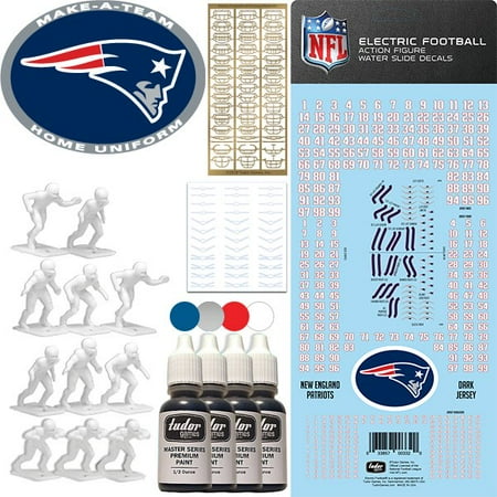 - New England Patriots NFL Home Uniform Make-A-Team Kit for Electric Football