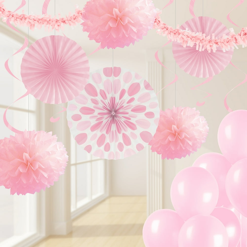 Classic Pink Party Decorations Kit