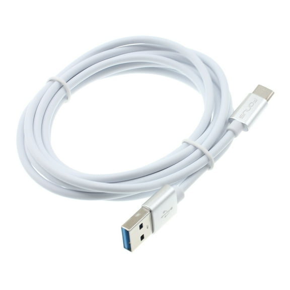 Compatible With Coolpad Legacy - White 6ft Long Type-C Cable Rapid Charge USB Wire Sync W2Y