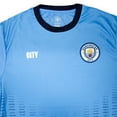 thumbnail image 5 of Sublimation Logo Manchester City Official Licensed Poly Soccer Frequency Design Jersey - Small [Add Custom Name/Number], 5 of 5