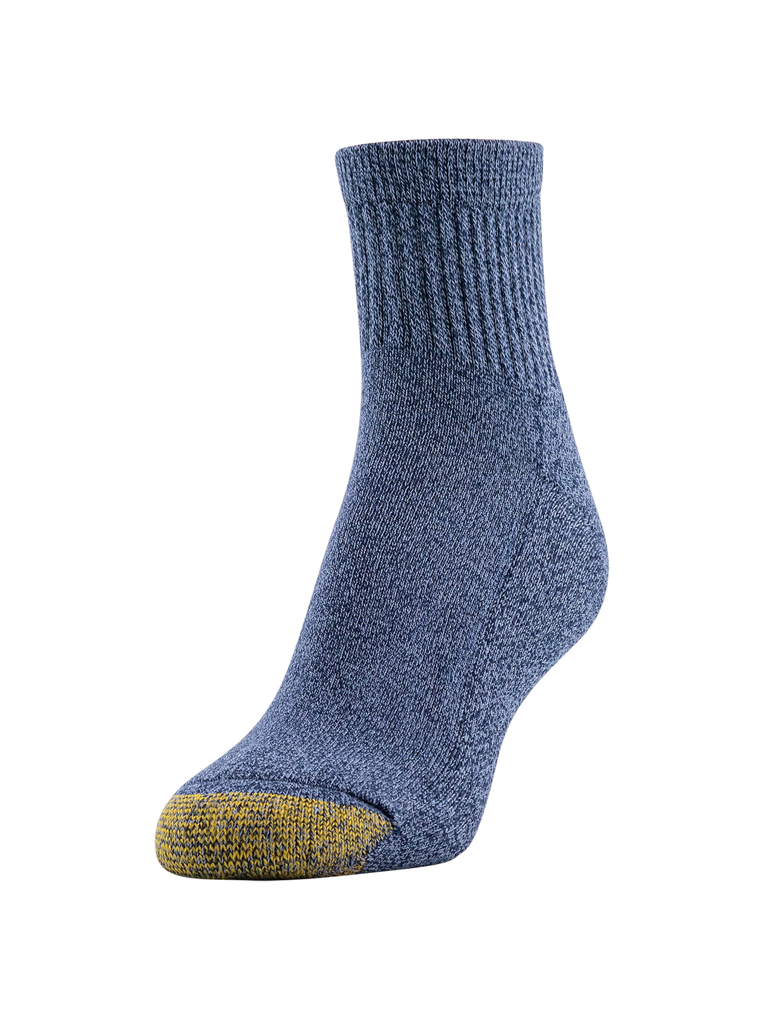 Goldtoe Edition Womens Half Cushion Quarter Socks, 6 Pairs