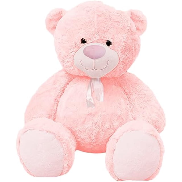 PELUCHERIA | Oso de Peluche Gigante Suave y Bonitos. Osos Gigantes de Peluche Esponjoso y Resistente. Tam: 120 cm. Elaborado en poliéster. Peluche Gigante (Pink)