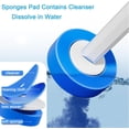 thumbnail image 5 of 10PCS Disposable Toilet Bowl Cleaner Wand,Toilet Brush Disposable,Wand Refills,For Toilet And Bathroom Cleaning(Blue), 5 of 8