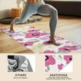 thumbnail image 4 of Pioneer Flower Floral Print Pattern Hot Yoga Mat Towel Non Slip for Hot Yoga - Quick-Drying Yoga Mat Cover with 4 Corner Pockets with Travel Bag - Hot Yoga Towel Non Slip 74"x26", 4 of 6