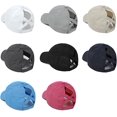 thumbnail image 5 of Gorra De Béisbol Gorra De Béisbol De Cola para Mujer Gorra De Béisbol De Cola De Caballo Ajustable Anti UV Visera para El Sol Fresca Gorra Deportiva Sombreros Ultraligeros Gorras para Golf Tenis Correr JM, 5 of 5
