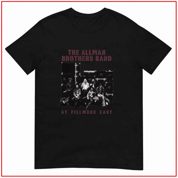 Allman Brothers Live Fillmore Album Southern Rock Music Duane Unisex T Shirt V15834 Size S- 5XL