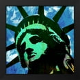 thumbnail image 2 of Stephen Chambers 20x20 Black Modern Wood Framed Wall Art Titled - Lady Liberty 1, 2 of 6
