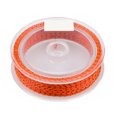 thumbnail image 1 of keepw Fly Fishing Line Preparation Outdoor 8 Strands Flexible Backing Fish Flying Cord Pocket Tool Freshwater Storage Fishline Orange Black 30LB, 1 of 4