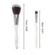 thumbnail image 2 of Conjunto de Brochas de Maquillaje Conveniente de 10 Pcs Unique Bargains para Viajes de Negocios Blanco Marrón de Lana de Fibra Artificial Plástico, 2 of 5