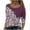 Wine-63, variant on Owordtank Camouflage Shirts for Women Long Sleeve Loose Fit Tops Crewneck Color Block Pullover Print Pullover Tops