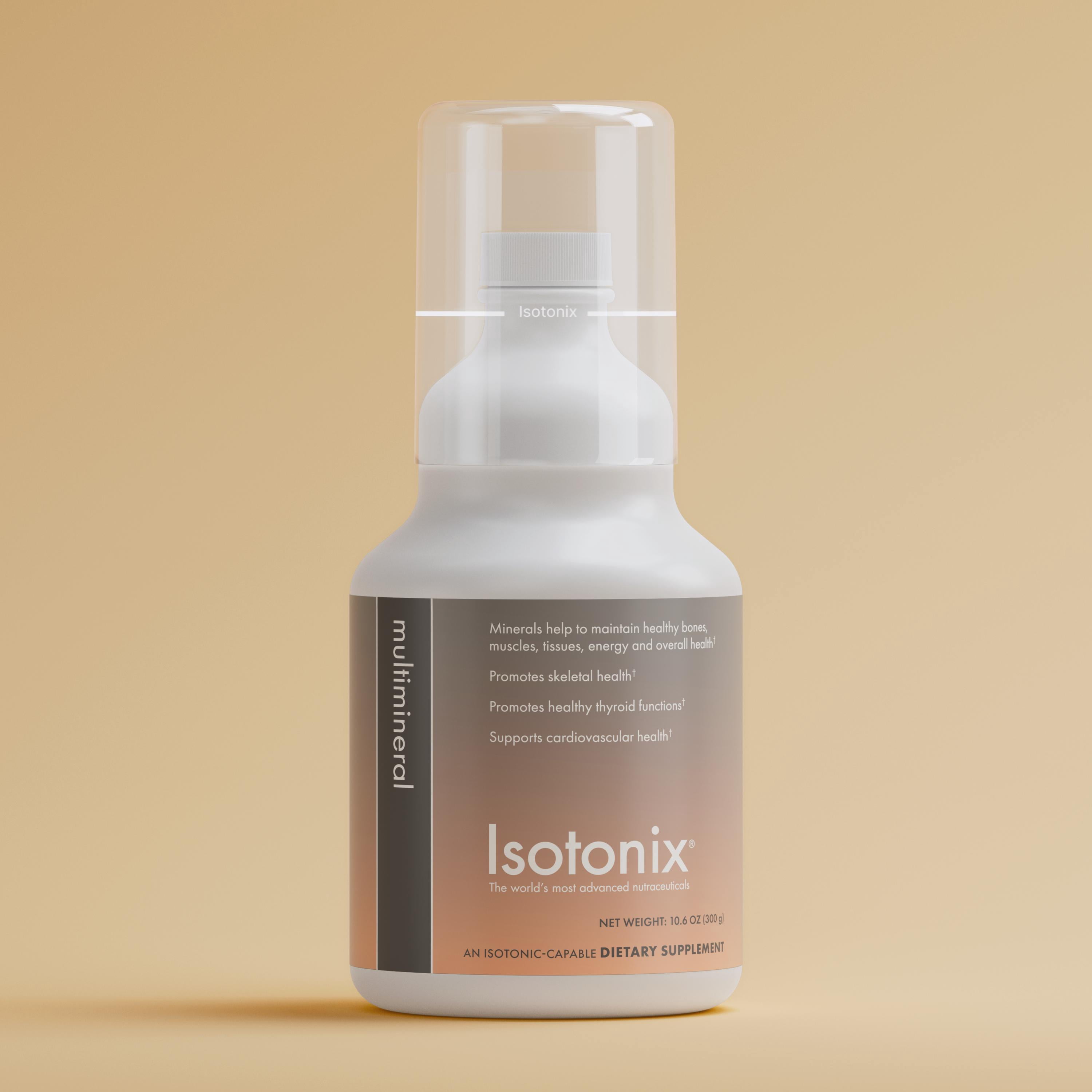 Isotonix Multi-Mineral Supplement: Magnesium Glycinate, Vitamin D, Zinc, Calcium & Vitamin C – Supports Bone Strength, Muscle Function, Immune Health, and Energy – 45 Servings