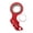 Red, variant on Keychain Spinner Fidget Toy Pocket-sized Fingertip Metal Gadget Keyring Stress Relief & Anti-Anxiety Sensory Toys for Teens & Adults Anti Stress Toy Party Favors