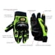 thumbnail image 5 of Guantes Motociclista Antideslizante+protección+táctil Verde Talla G, 5 of 5
