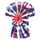 thumbnail image 5 of Camisas de Manga Larga para Hombres, Cómoda Impresión de Manga Corta Blusa de Cuello Redondo Hecha de Poliéster Ligero para el Verano, Camisas de Verano para Hombre, 5 of 5