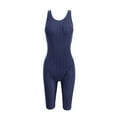 thumbnail image 1 of MDUKONU Women's One Piece Swimsuit Ruffled One Piece Dark Blue M, 1 of 7