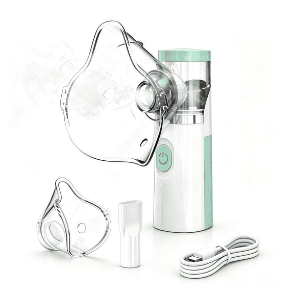 AJZIOJIRO Portable Rechargeable Humidifier Cool Mist Air Freshener Quiet Personal Breathing Equipment Machine