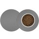 thumbnail image 1 of Metopets - Juego De 2 Alfombrillas Redondas Para Comida Y Agua Para Perros Y Gatos, Impermeable, Antideslizante, Bandeja De Alimentación De Silicona, Mantel Individual Para Suelo, Almohadilla De Goma, 1 of 5