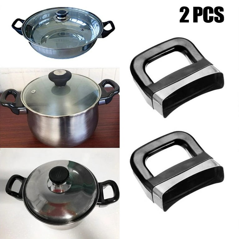 2Pcs Pot Handle Pan Side Handle Pressure Pan Cooker Sauce Pot Replacement  Short Side Handle Single