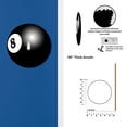 thumbnail image 2 of Off The Wall Plates - 8 Ball Pool Billiards Holographic Decorative Acrylic Cover Single Light Switch Wallplate, 2 of 5