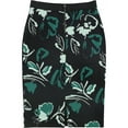 thumbnail image 2 of Alfani Womens Floral Midi Skirt, Green, X-Small, 2 of 2