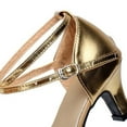 thumbnail image 6 of HOSHOSE Womens Dressy Shoes Soft Mid Heel Non-Slip Glitter Design Dance Shoes with Arch Support, 6 of 6