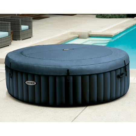 Intex PureSpa Plus Portable Inflatable Hot Tub, 85x28", with 4 Cup Trays