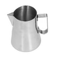 thumbnail image 3 of Jarra para espumar leche de acero inoxidable, cómoda, única, hermosa y elegante taza de café, guirnalda de acero inoxidable de 600ml, 3 of 8