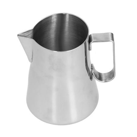 

Frothing Cup Stainless Steel Milk Frothing Pitcher Unique Comfortable For Latte Art 600ml Stainless Steel