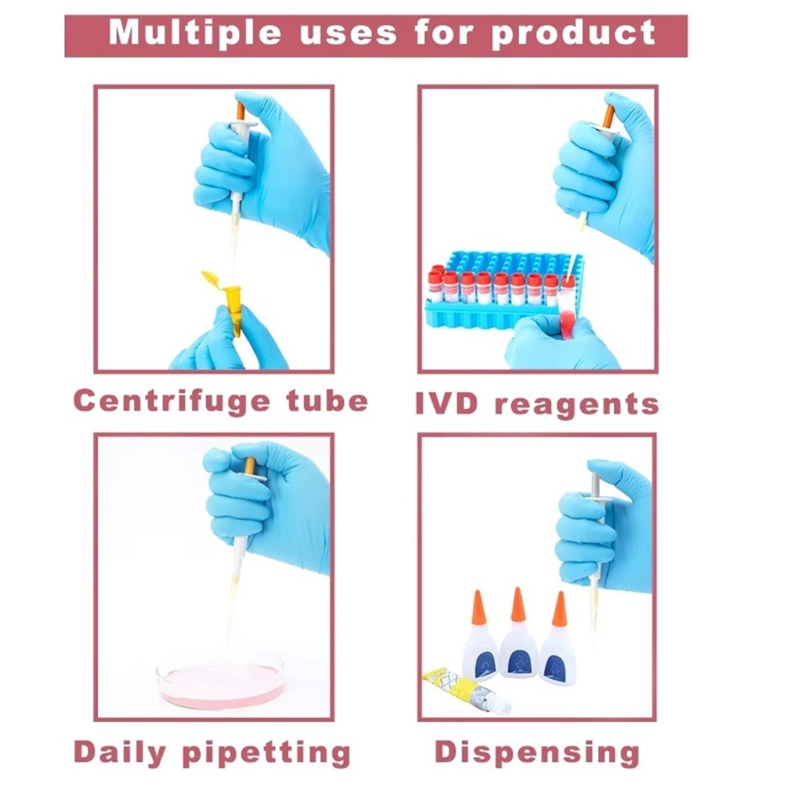 1pcs Fixed Volume Mini Pipette Single-Channel Micropipette 5/10/50/100/200ul/300ul Lab Pipettor , High-Accurate