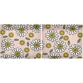 thumbnail image 3 of Coolnut Daisy Kitchen Curtains 2 Panels, UV Protected Tier Curtains Half Window Curtains Kitchen Tiers for Guest Room Bathroom Sink Laundry Room Basement,36 x 27 Inch, 3 of 6