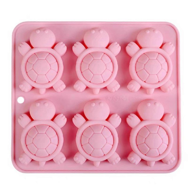 Sea Turtles Ice Cubes Tray Reusable Non-Stick Baking Tray for DIY Home Decor Projects
