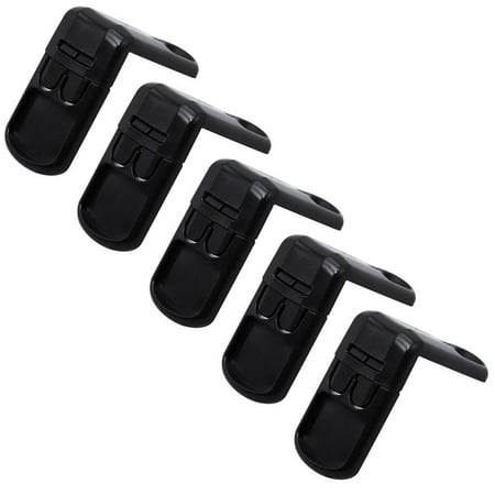 Uanit 5 Pcs Child Safety Drawer Lock White Double Snap 90 Degree Right Angle Cupboard Proofing Door Cabinet Fridge Tools & Home Improvement